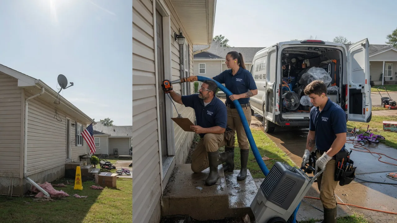 Ceiling Water Damage Restoration in East Springfield, OH near me