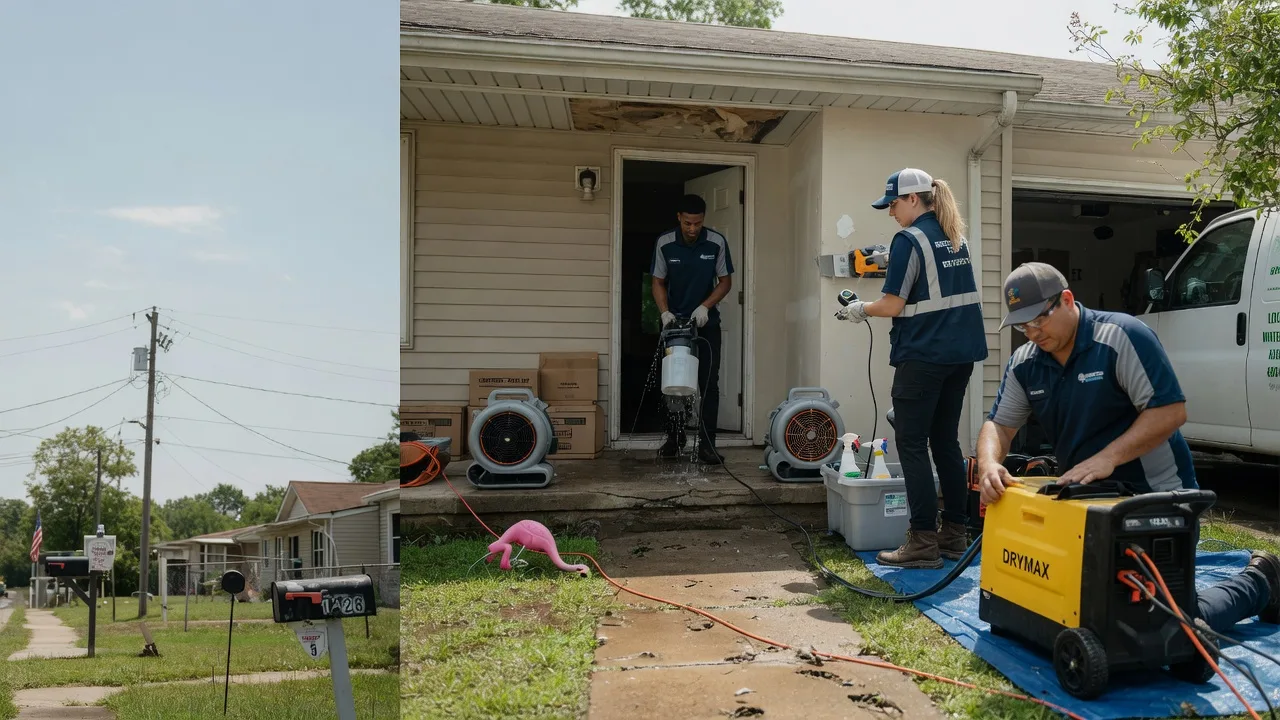 Storm Damage Water Removal in East Springfield, OH near me
